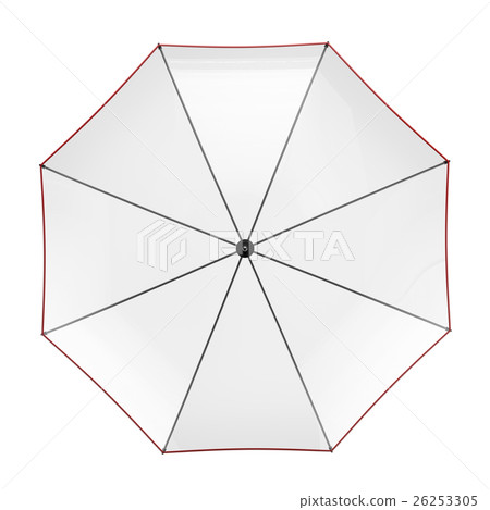 Umbrella isolated on white background - Stock Illustration [26253305 ...