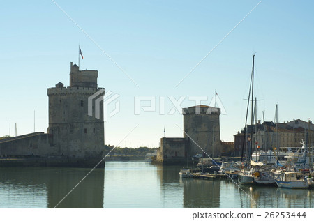 Two towers of the French La Rochelle old port Two towers of the French La Rochelle old port 26253444