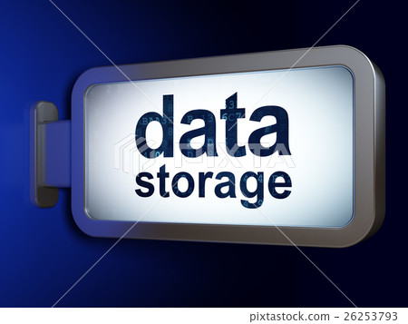 Information concept: Data Storage on billboard Information concept: Data Storage on billboard 26253793