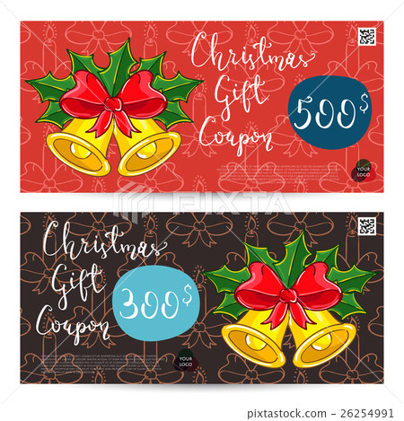Christmas Gift Voucher with Prepaid Sum Template Christmas Gift Voucher with Prepaid Sum Template 26254991