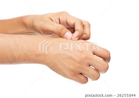 itch sign isolated on white background itch sign isolated on white background 26255844