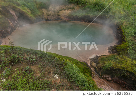 Goluboy Blue Pool in Valley of Geysers. Goluboy Blue Pool in Valley of Geysers. 26256583