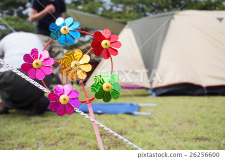 Camping placemark windmill 26256600