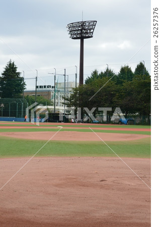 Baseball Field Of Artificial Turf Toshima Ku Stock Photo