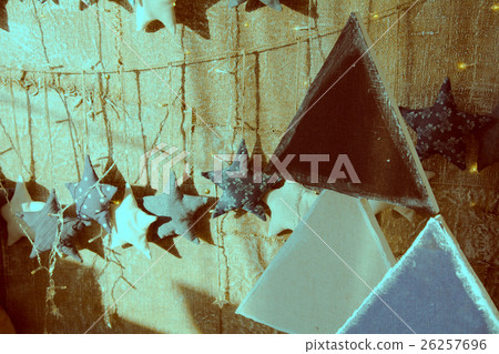 Wooden tree handmade cloth pasted Wooden tree handmade cloth pasted 26257696