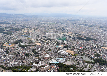 Aerial view of Nishinomiya-shi, Hyogo prefecture Aerial view of Nishinomiya-shi, Hyogo prefecture 26262176