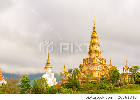 The pagoda in Wat Phra That Pha Son Kaew Temple at 26262386