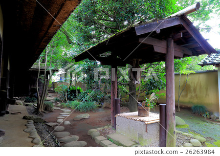 Old house Tsurube bottle well 26263984