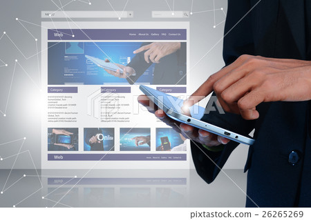 business man is searching business man is searching 26265269