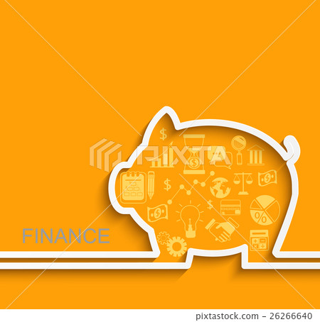 Finance and business concept. 26266640