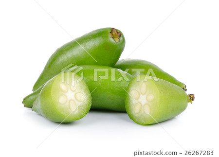 Madan tropical thai fruit on white background Madan tropical thai fruit on white background 26267283