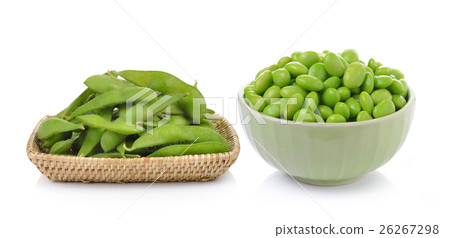 soybeans on white background 26267298