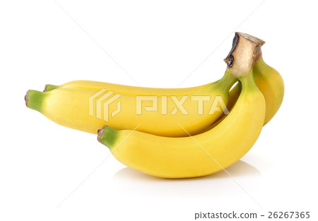 banana on white background 26267365