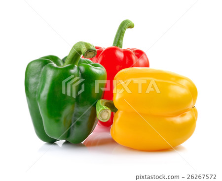 pepper on white background 26267572