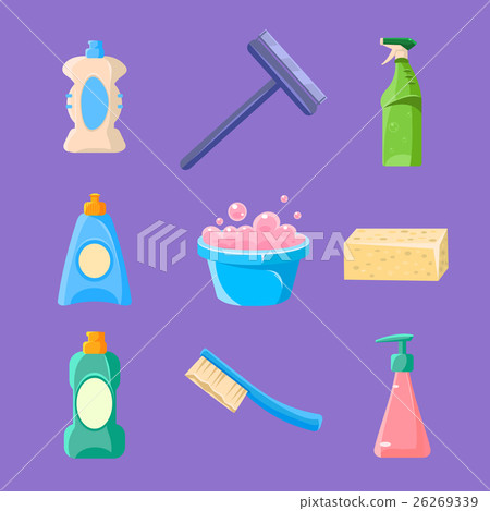 Cleaning and Housework Icons Collection 26269339