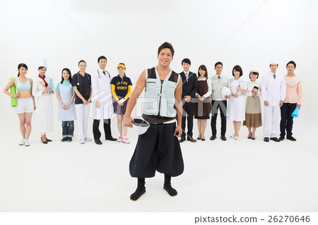 Working people Large number 26270646