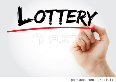 Hand writing Lottery with marker Hand writing Lottery with marker 26271014