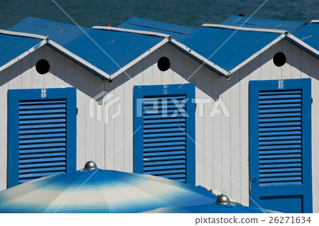 Cabanas and Beach Umbrellas Cabanas and Beach Umbrellas 26271634