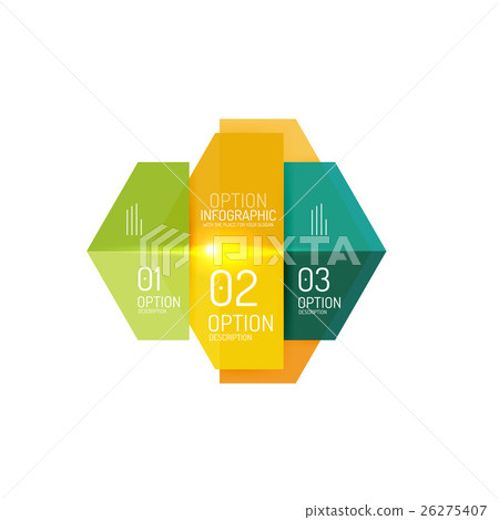 Infographic modern templates - geometric shapes Infographic modern templates - geometric shapes 26275407