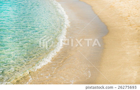 Clear water and sandy coast at Cleopatra beach 26275693