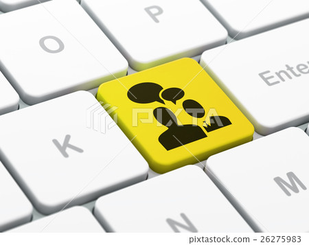 Finance concept: Business Meeting on computer Finance concept: Business Meeting on computer 26275983