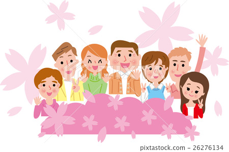 Ohanami告別聚會節歡呼慶祝 Ohanami告別聚會節歡呼慶祝 26276134