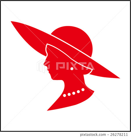 Western-style girls restroom mark 26278211