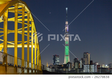Tokyo Sky Tree for a limited time Champagne tree Christmas Tokyo Sky Tree for a limited time Champagne tree Christmas 26278638