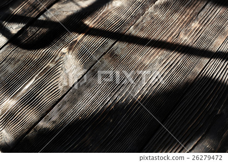 Hardwood floor with shadows 26279472