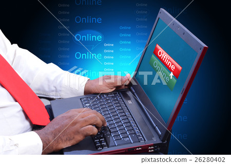 Man using laptop Man using laptop 26280402