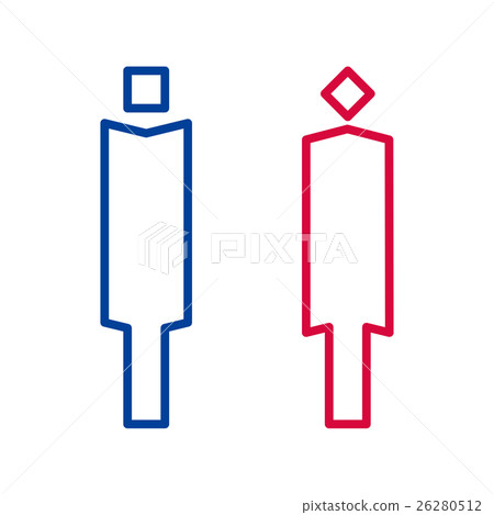 Toilet Pict sign - Stock Illustration [26280512] - PIXTA