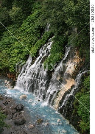 Summer white beard waterfall 26280836