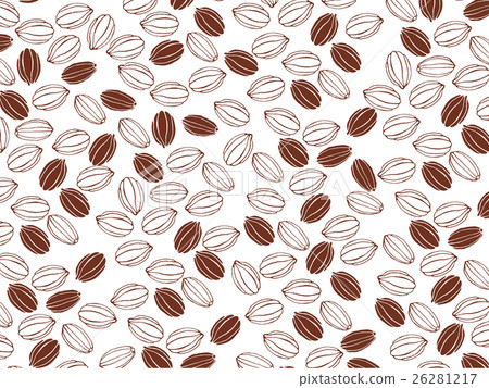 Valentine cacao pattern - Stock Illustration [26281217] - PIXTA