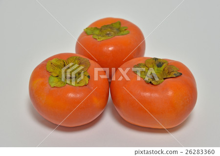 Three Fukagari persimmons 26283360