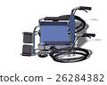 Wheelchair 3D illustration 26284382