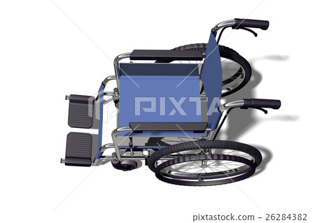 Wheelchair 3D illustration 26284382