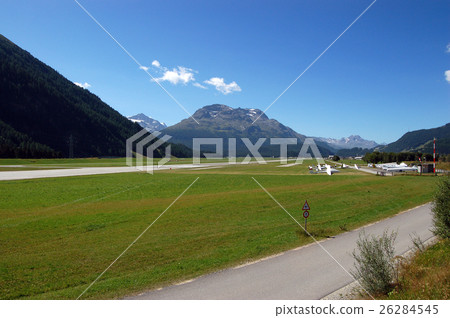 Airport in Engadine Valley - Switzerland 26284545