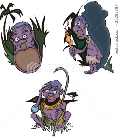 Comic African aborigines Comic African aborigines 26285587