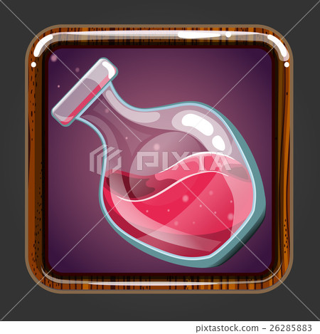 The application icon with bottle of elixir The application icon with bottle of elixir 26285883