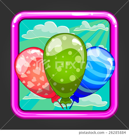 The application icon with balloons The application icon with balloons 26285884