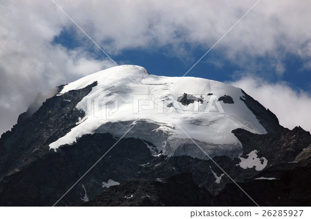 Glacier of Bernina Alps - Engadine Switzerland Glacier of Bernina Alps - Engadine Switzerland 26285927