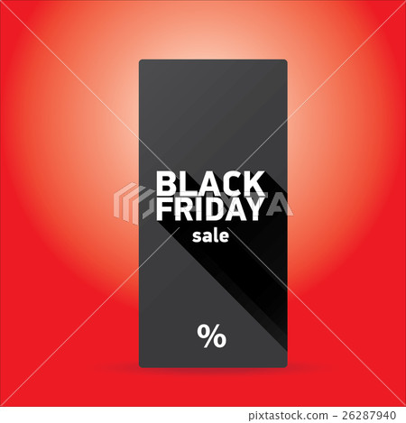 vector Black Friday sale poster or banner 26287940