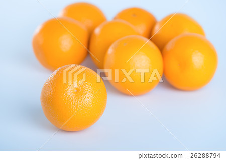 Fresh orange on white background Fresh orange on white background 26288794