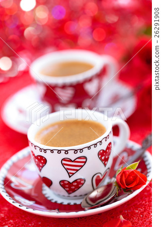 Coffee for Valentine’s day. 26291908