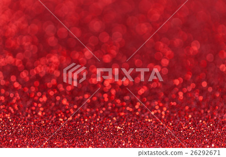 red sparkling background from sequins closeup 26292671