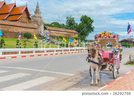 The carriage in wat phra tad lampang luang The carriage in wat phra tad lampang luang 26292798