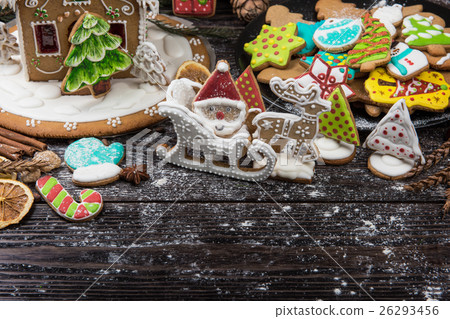 Gingerbreads for new years and christmas Gingerbreads for new years and christmas 26293456