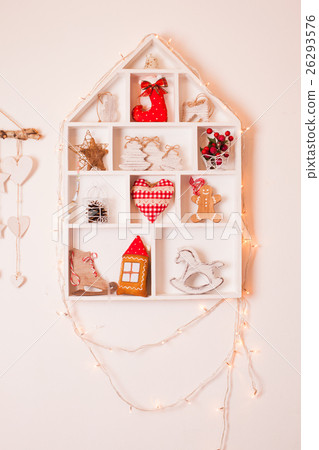 Christmas decorations on the wall Christmas decorations on the wall 26293576