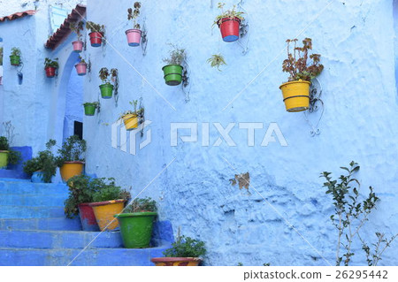 藍色城市摩洛哥，Chefwent 26295442