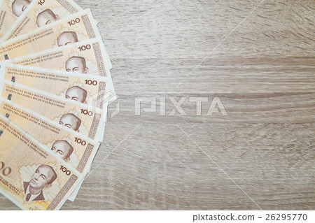A lot of Bosnian Convertible Mark money isolated  26295770